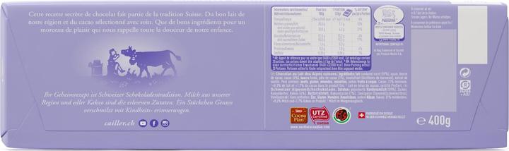 Image du produit Cailler Tablette Chocolat au Lait (400 g)