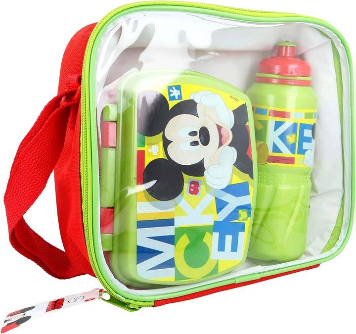 Produktbild Mickey Mouse Mickey Pelė Peliukas Mikis - Pusryčių maišelis + 530 ml vandens butelis pusryčių maišelyje