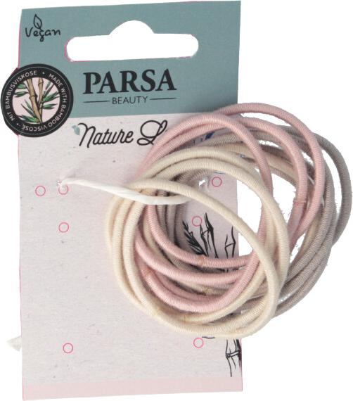 Immagine prodotto Parsa Beauty Parsa Nature Love, cravatta stretta, multicolore 12 pezzi, viscosa di bambù (Elastico per capelli)