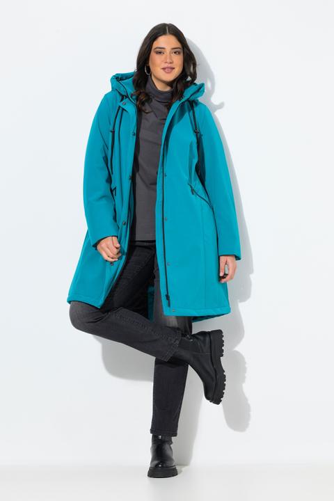 Produktbild Ulla Popken HYPRAR Funktionsjacke, wasserabweisend, verstellbare Kapuze (42, 44)