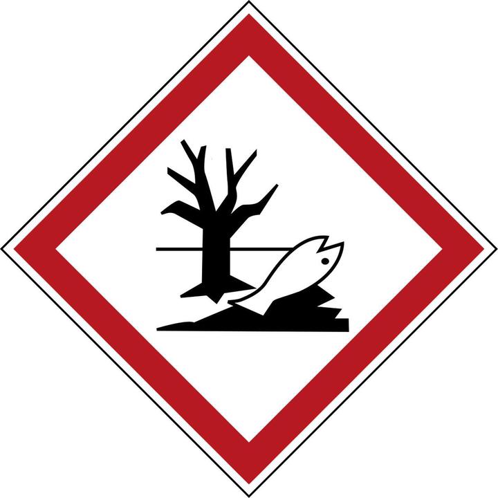 Produktbild Brady PIC 1806-100*100-B7541-RLL-C, GHS-Symbole - Umweltgefährlich, Polyester laminiert, Rot & Sch