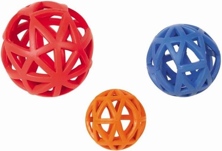 Immagine prodotto Nobby Cane giocattolo solido di gomma griglia palla, assortiti (Gioco da masticare per cani)