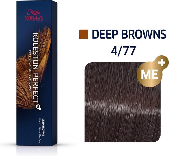 Image du produit Wella Koleston Perfect Me+ Deep Browns (4/77 Brun Intensif Moyen Brun Intensif Brun)