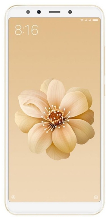 Produktbild Xiaomi Mi A2 (64 GB, Gold, 5.99", Dual SIM, 12 Mpx, 4G)