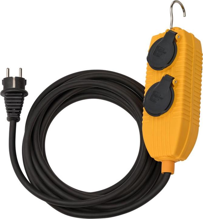 Brennenstuhl Powerblock IP54-Verlängerungskabel für Bauanwendungen 10 m 4x230V/16A H07RN-F 3G1,5 1169604010 (10 m, CEE 7/3)