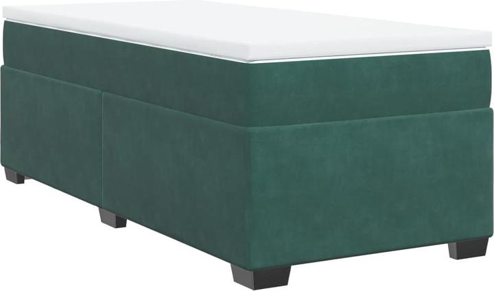 Actual product image vidaXL Bo x spring bed with mattress 120 x 190 cm velvet (120 x 190 cm)