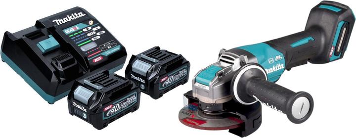 Immagine prodotto Makita GA 047 GD201 Akku Winkelschleifer 40 V max. 125 mm X-LOCK Brushless + 2x Akku 2,5 Ah + (125 mm)