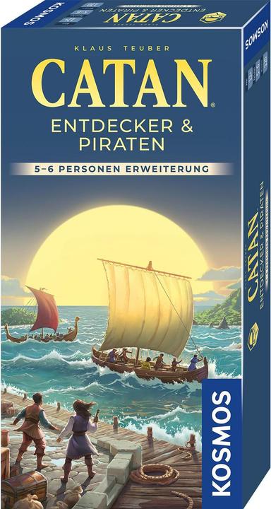 Kosmos CATAN - Explorateurs & Pirates - Extension pour 5-6 personnes (Allemand)