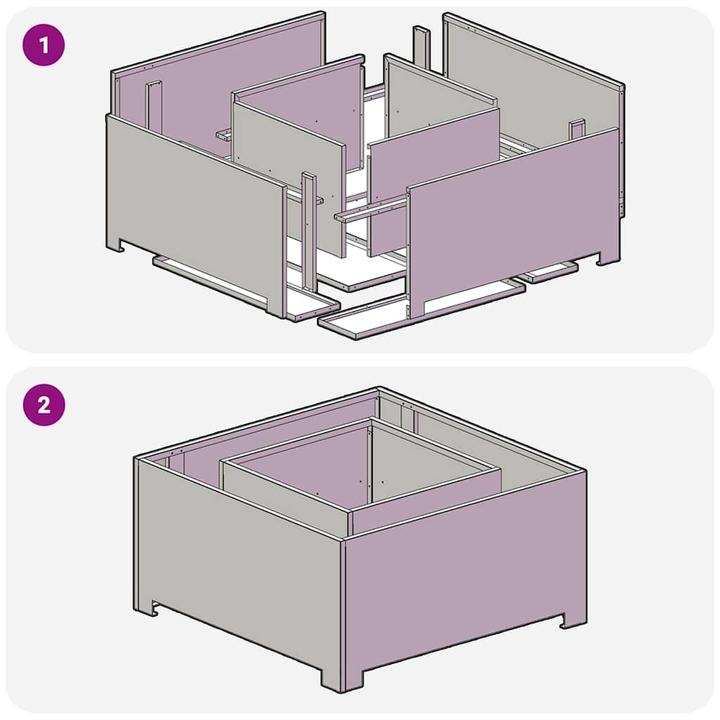 Produktbild vidaXL Outdoor Feuerplatz