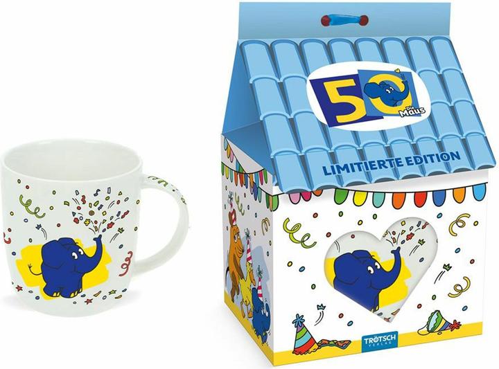 Die Maus Jubiläumstasse Elefant (300 ml)