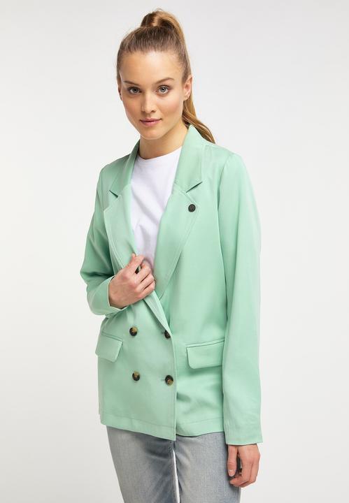 Productafbeelding Dreimaster Vintage Damesblazer mit Knopfreihen, fluweelzachte handgreep, ankermotief (L)