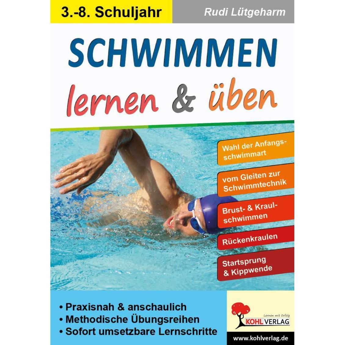 Thumbnail - Schwimmen lernen & üben, Schulbücher von Rudi Lütgeharm