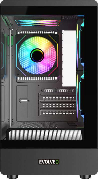 Produktbild Evolveo Ursus, mATX-Gehäuse, 6x ARGB-Lüfter (mATX)