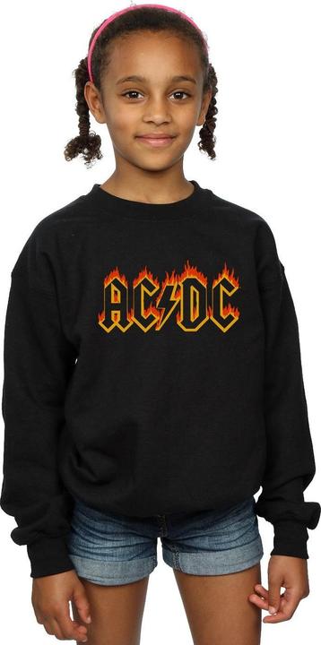 Produktbild AC/DC Flames Logo Sweatshirt Mädchen (104)