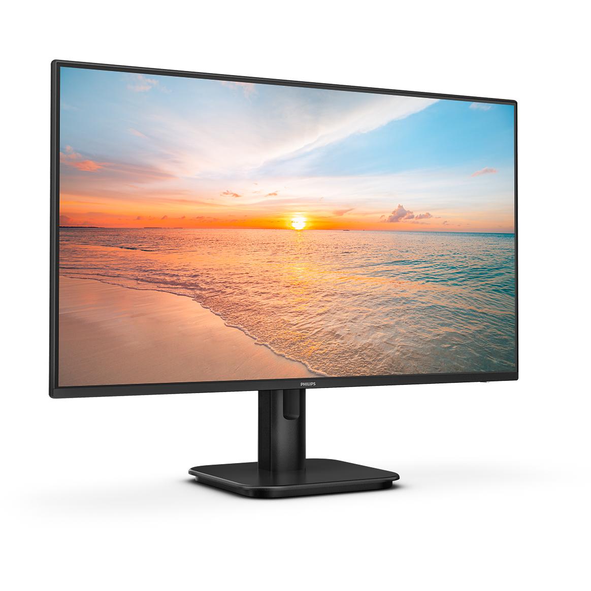 Philips 24E1N1300A/00 (1920 x 1080 Pixel, 23.80"), Monitor, Schwarz