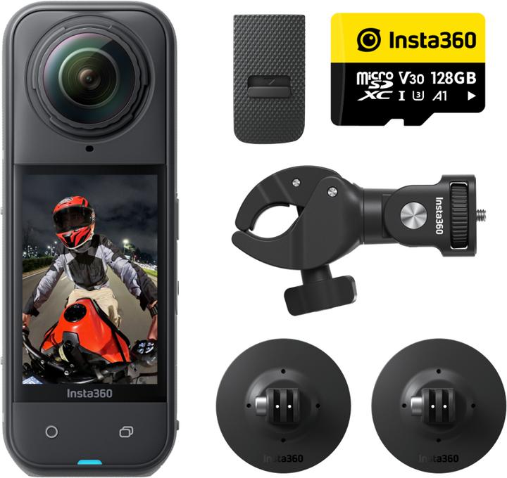 Insta360 X5 Motorcycle Bundle (30p, Bluetooth, GPS, WiFi)