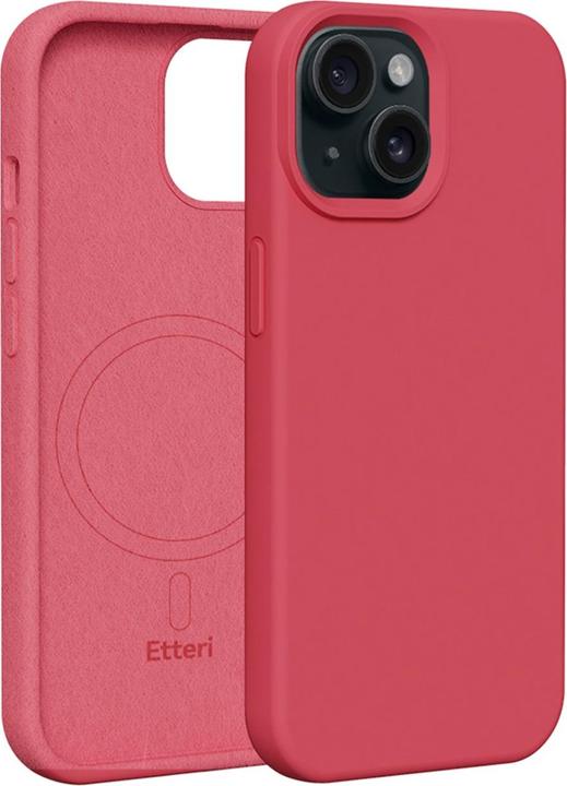 Produktbild Etteri Silicone Mag case for iPhone 14 6,1" raspberry (Apple iPhone 14)