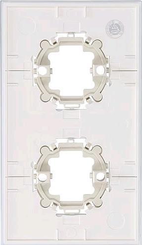 Actual product image EGB V50251298 Cover frame 50x50 2-gang glass mint