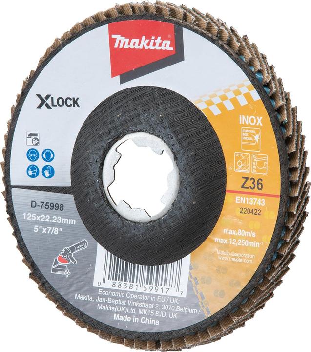 Produktbild Makita Fächerschleifscheibe 125mm (36)