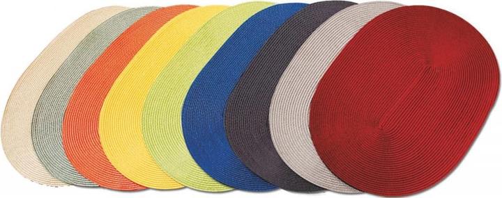 Actual product image Continenta Placemat oval cherry red 45x31cm (1 pcs., 45 x 31 cm)