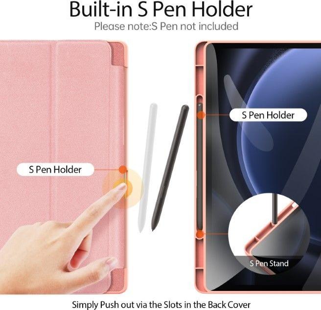 Actual product image Dux Ducis Domo Series Leather Book Cover Case (Galaxy Tab S9 FE+)