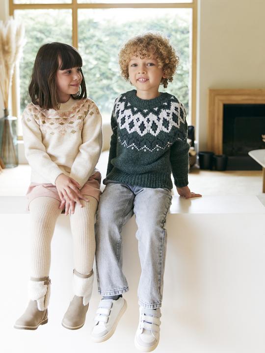 Produktbild Vertbaudet Jungen Jacquard-Pullover (116)