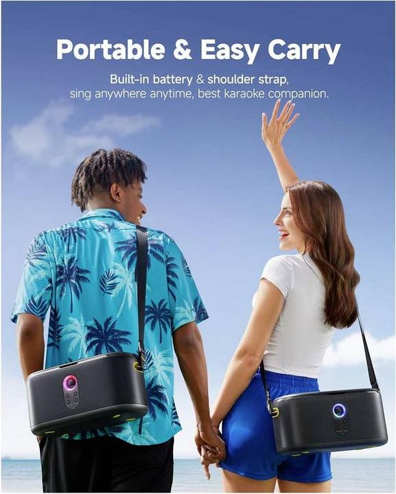 Actual product image Ikarao Karaokebox Shell S1 (8 h, Rechargeable battery operated)