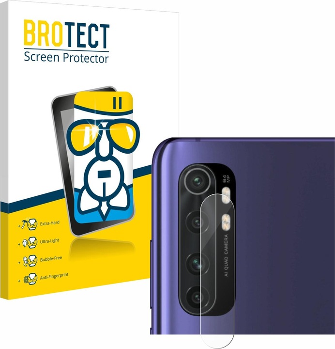 Actual product image BROTECT AirGlass Glass (1 Piece, Mi Note 10 Lite)