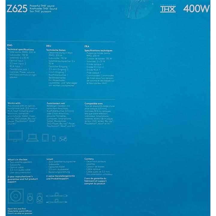 Immagine prodotto Logitech Z625