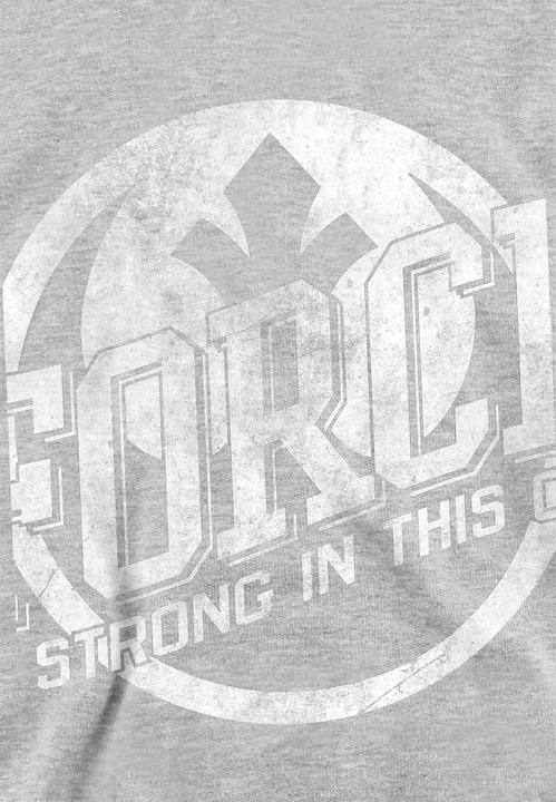 Produktbild Star Wars The Force Is Strong Kapuzenpullover meliert (128)