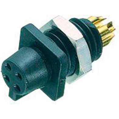 Thumbnail - Schubiger Serie 719 3 pole female panel mount, Elektronikkabel + Stecker