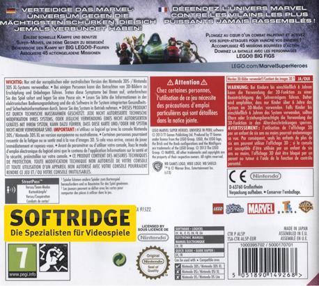 Immagine prodotto WB Lego Marvel Super Heroes (3DS, Multilingue)
