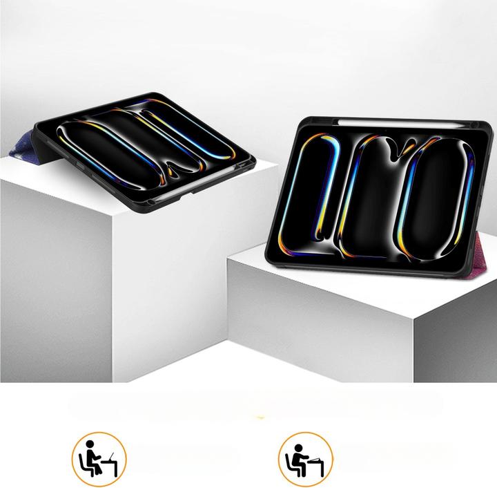 Produktbild Cover-Discount iPad Pro 11 2024 / 2025 - Smart Case Pencil Halter Motiv (Apple iPad Pro 11 2024, Apple iPad Pro 11 2025)