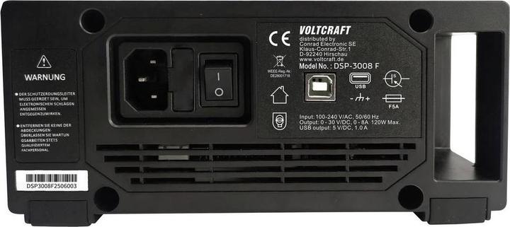 Produktbild Voltcraft Laborneztgerät, lüfterlos, einstellbar