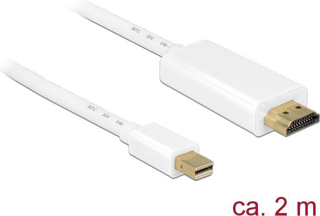 Immagine prodotto Delock Mini DisplayPort — HDMI (Typ A) (2 m, DisplayPort, HDMI, 1.1)