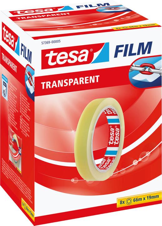 Produktbild tesa tesafilm 1x TRANSPARENT Klebeband (19 mm)