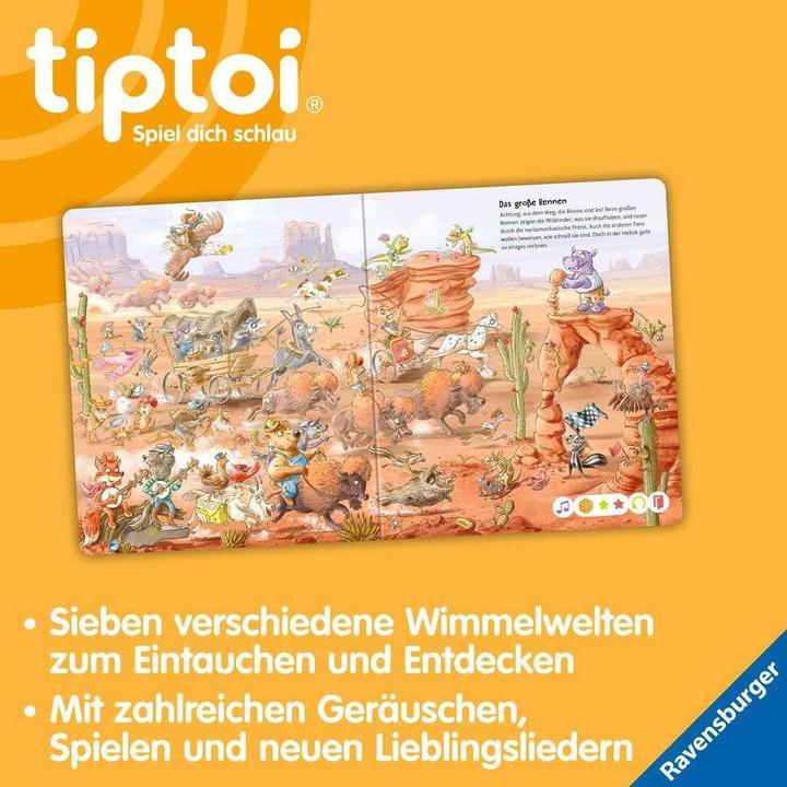 Produktbild tiptoi Die gr. Wimmelreise Tiere (Deutsch, Anja Kiel, 2022)