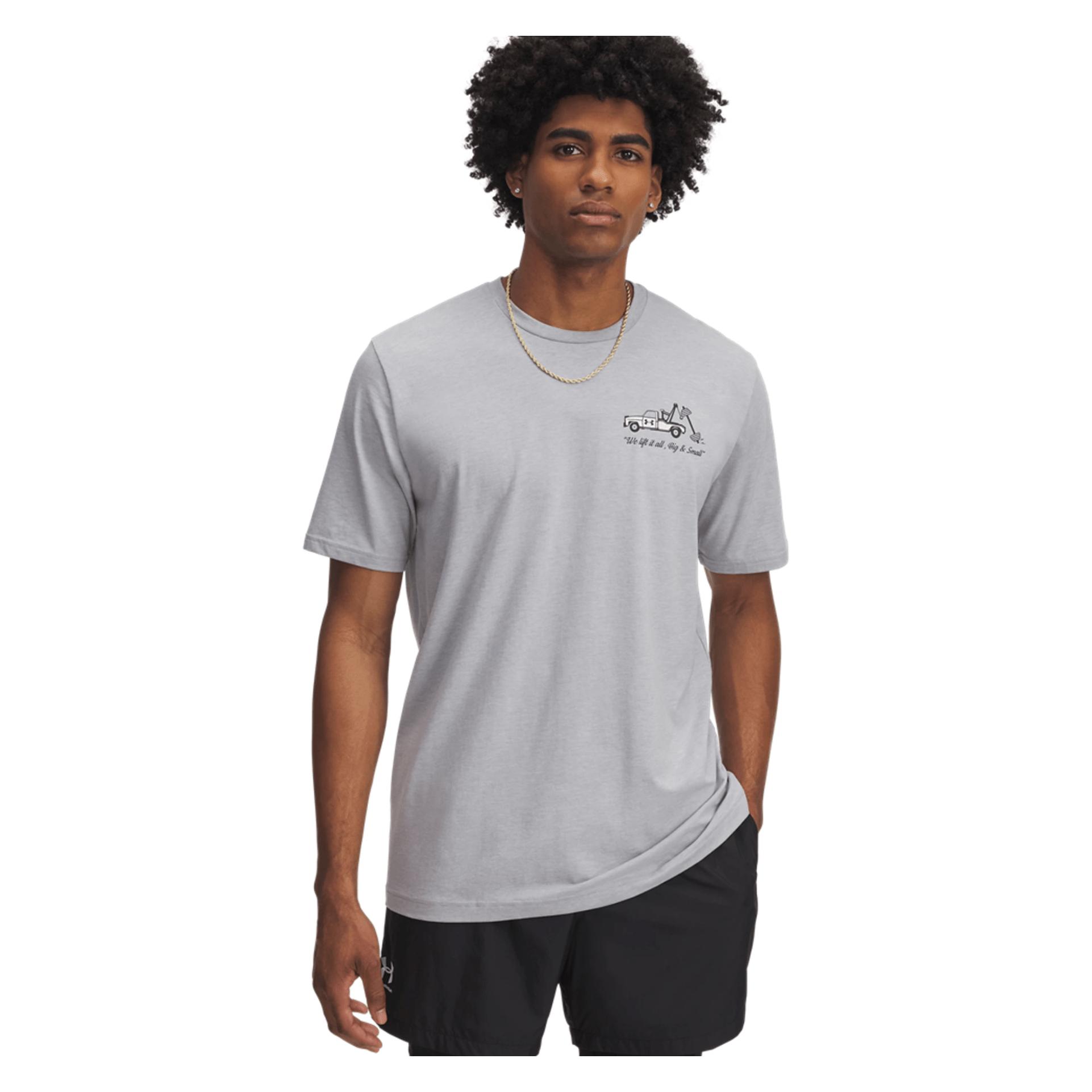 Under Armour, Herren, Pullover, 60/40S Body Shop Ss, Grau, (M)