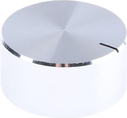Produktbild RS PRO Alu-Drehknopf 29mm natur Welle 6,35mm