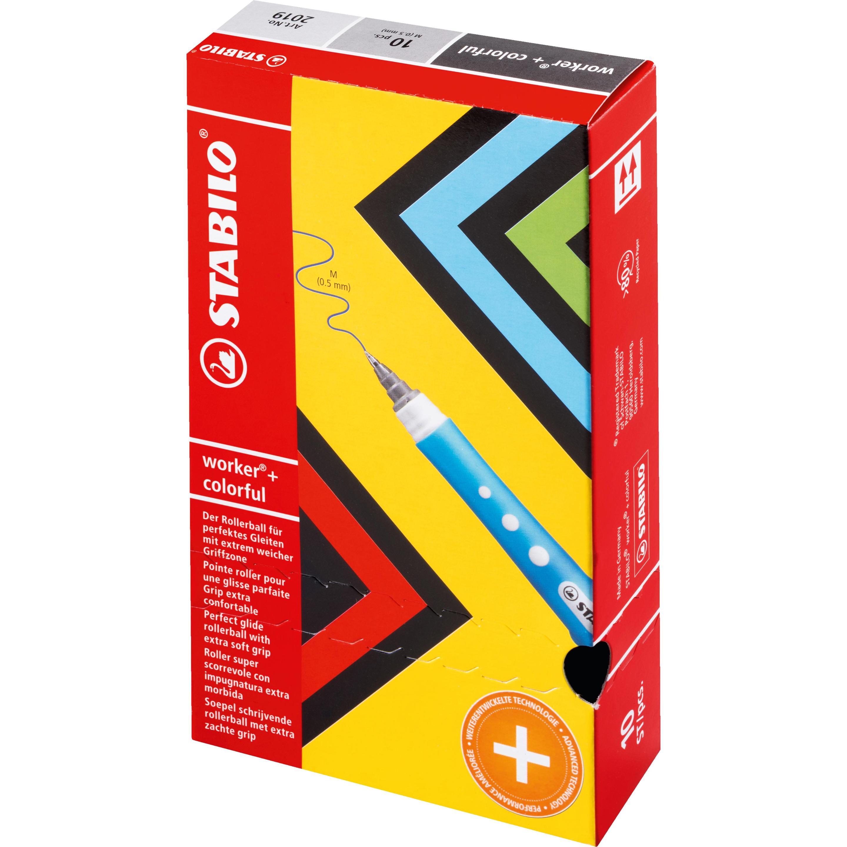 Rollerbalpen STABILO® bionic® worker, set van 4 voordelig kopen | Schäfer Shop