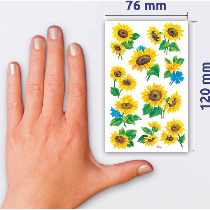 Actual product image Z-Design Sunflowers (30 Sticker)
