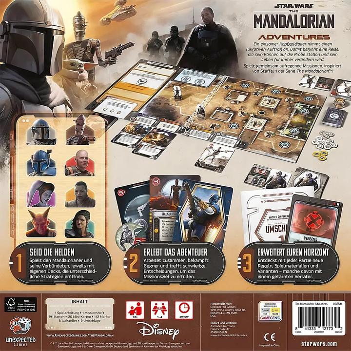 Produktbild UNGD0002 - The Mandalorian: Adventures (Deutsch, 1 - 4 Spieler)