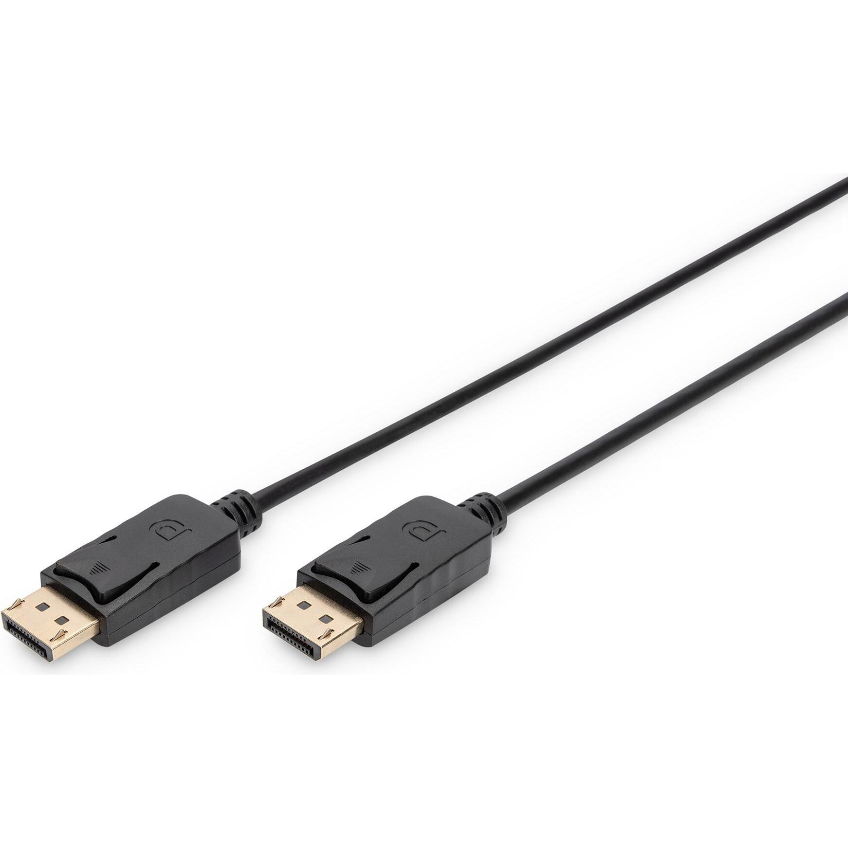 Digitus DisplayPort - DisplayPort (5 m), Cavo video, Nero