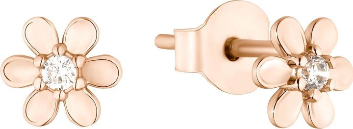 Image du produit S.Oliver Boucles d'oreilles pour femmes, argent 925 sterling, zirconium (synth.) | fleur (Argent 925)