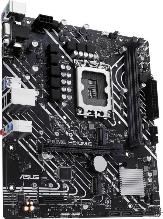Actual product image ASUS PRIME H610M-E-CSM (LGA 1700, Intel H610, mATX)