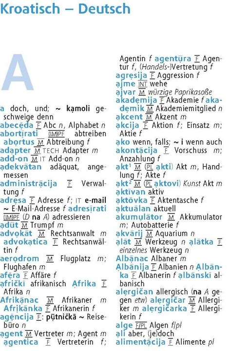Produktbild Langenscheidt Universal-Wörterbuch Kroatisch (Deutsch, Kroatisch, 2024)