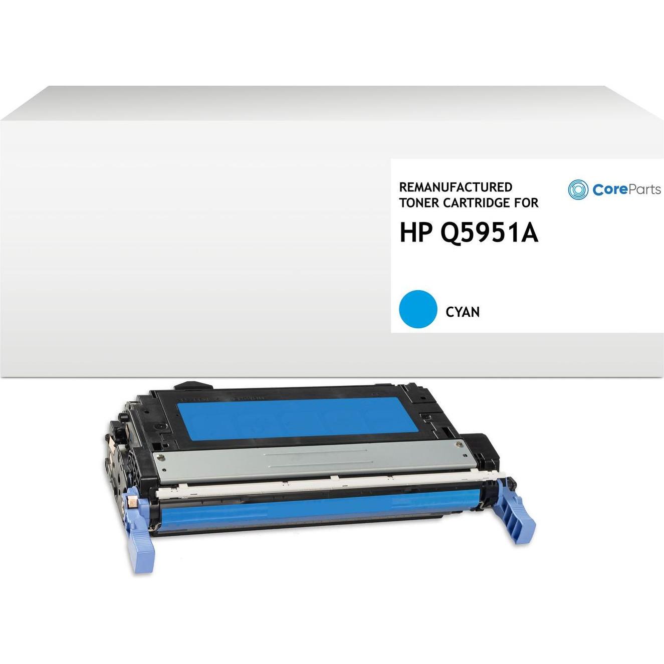 CoreParts, Toner, Toner Cyan for HP, Pages: