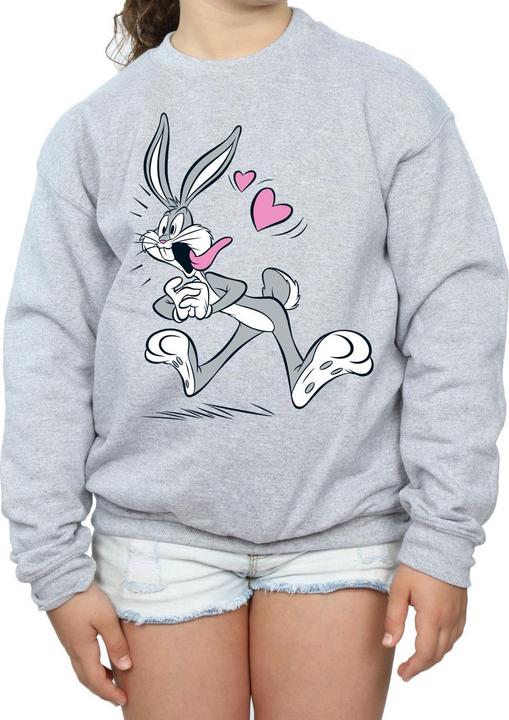 Produktbild Looney Tunes Bugs Bunny In Love Sweatshirt Mädchen (140, 146)