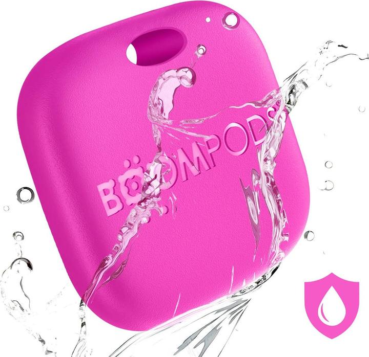 Actual product image Boompods Boomtag Rechargeable 4-pack Black, Blue, White, Pink (iOS)