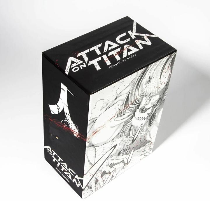 Produktbild Attack on Titan, Bände 21-25 im Sammelschuber mit Extra (Deutsch, Hajime Isayama, 2019)
